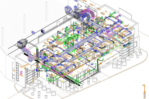 Lập mô hình BIM: Kiến trúc, kết cấu, cơ điện ( MEP, PCCC, HVAC), hạ tầng kỹ thuật